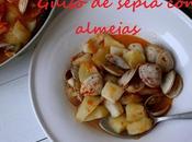 Guiso sepia almejas
