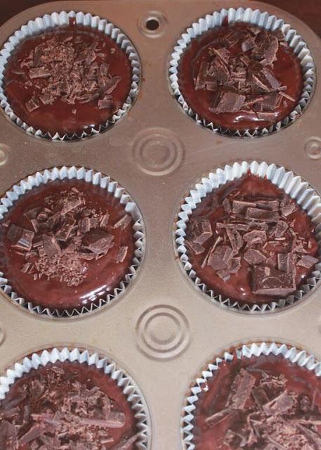 Muffins doble chocolate