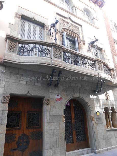 INSTITUTO OFTALMOLÓGICO GABRIEL SIMÓN, CARRER MINERVA Nº 7 BARCELONA, A LA BARCELONA D' ABANS, D' AVUI I DE SEMPRE...25-07-2015...!!!