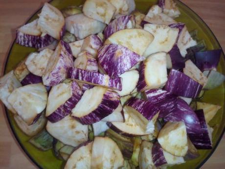 Revuelto de berenjenas