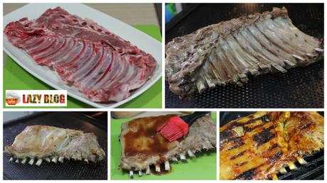 Churrasco de cordero en adobo casero y cocinado en la parrilla. Receta