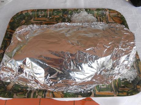 DORADA A LA SAL, EN PAPILLOTE Y A LA BRASA, A LA BARCELONA D' ABANS, D' AVUI I DE SEMPRE...26-07-2015...!!!