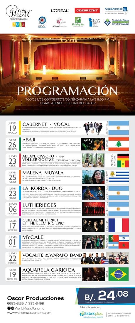 World Music Panamá 2015 continúa con éxito!
