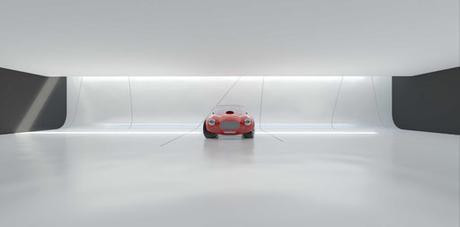 A-cero Projects Diseño de garaje para una villa proyectada por A-cero