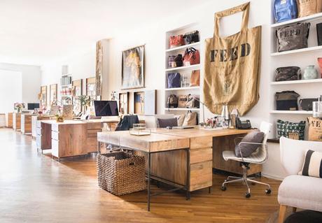 Unas oficinas en NY de estilo rústico actualizado