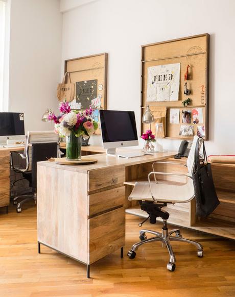 Unas oficinas en NY de estilo rústico actualizado
