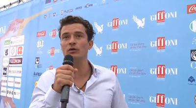 Orlando Bloom recibe el Premio Giffoni