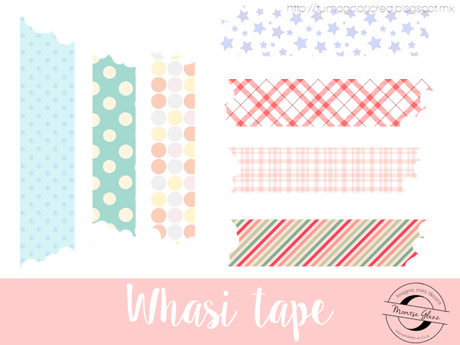 Washi tape digital gratis.