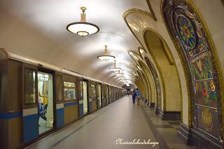 Crucero Noches Blancas, Moscú II. El  Metro