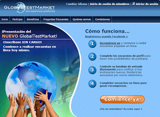 Ganar dinero haciendo encuestas con GlobalTestMarket Ganar dinero haciendo encuestas con GlobalTestMarket