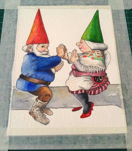Acuarela Gnomos