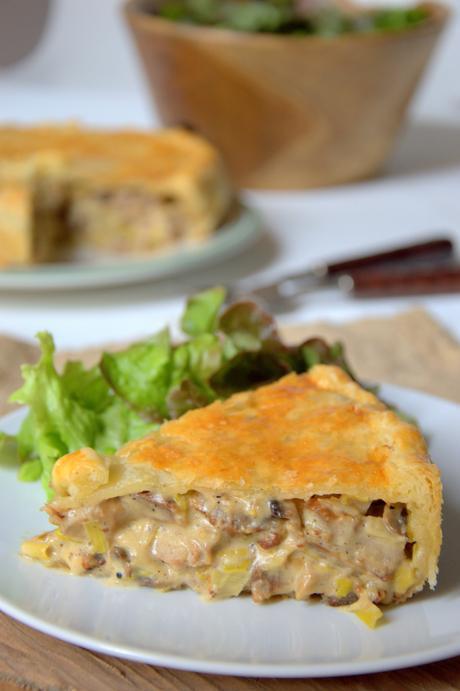 Pastel de Carne y Champiñones
