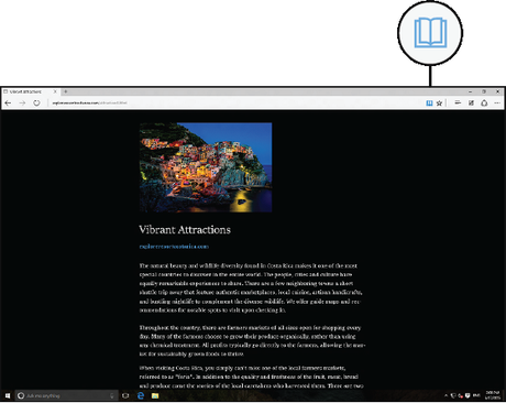 Vista de Lectura Microsoft Edge