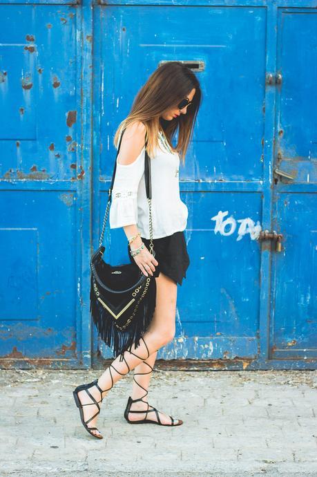 The Eternal Mix falda papiro negra