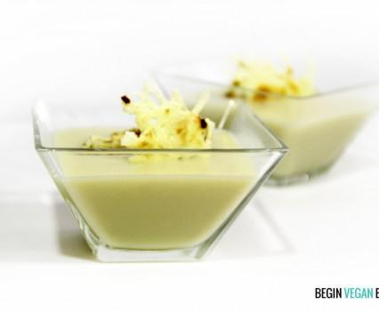 vichyssoise vegana receta