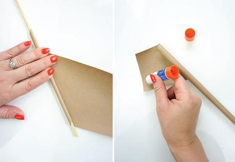 DIY: Una cesta con papel Kraft reciclado