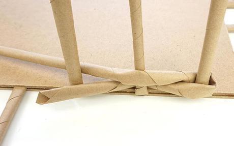 DIY: Una cesta con papel Kraft reciclado