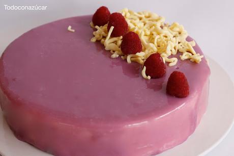 TARTA BAVAROISE DE MARACUYÁ Y YOGURT