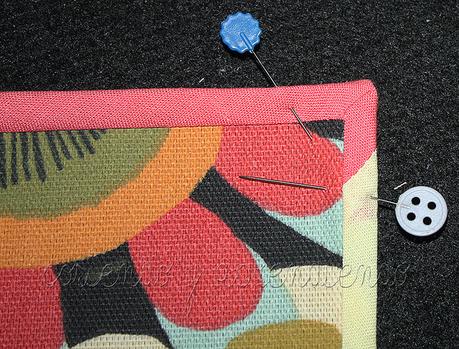 Coser biés en esquina