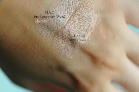 PRO LONGWEAR M.A.C  vs  PRO.CONCEAL L.A GIRL