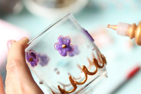 DIY Linterna marroqui floral (portavelas)