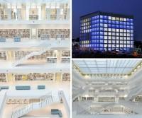 La biblioteca de Stuttgart, una maravilla arquitectónica al servicio de la cultura