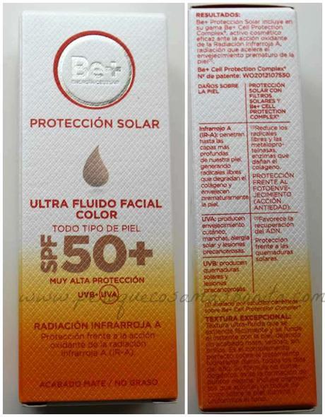 Protectores solares Be+: Aerosol corporal y Fluido facial