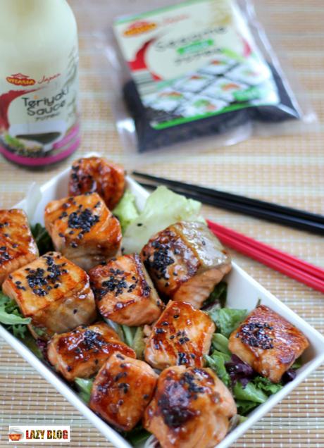 Descubre Japón con esta receta de salmón teriyaki y sésamo negro