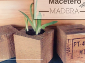 Macetero tacos madera