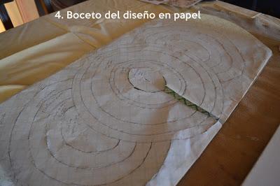 Paso a paso: cómo hicimos mosaico de papel sobre un mueble