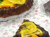 Tarta chocolate, almendra naranja (sin harina), para cumpleaños madre