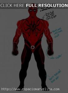 Posible diseño del nuevo traje de Spiderman