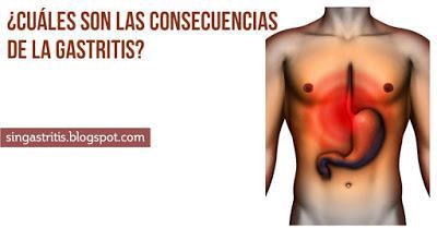 consecuencias de la gastritis