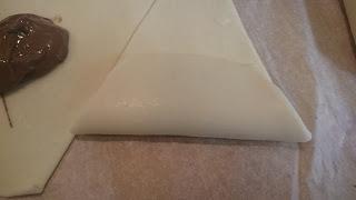 MINI CROISSANTS RELLENOS DE NUTELLA