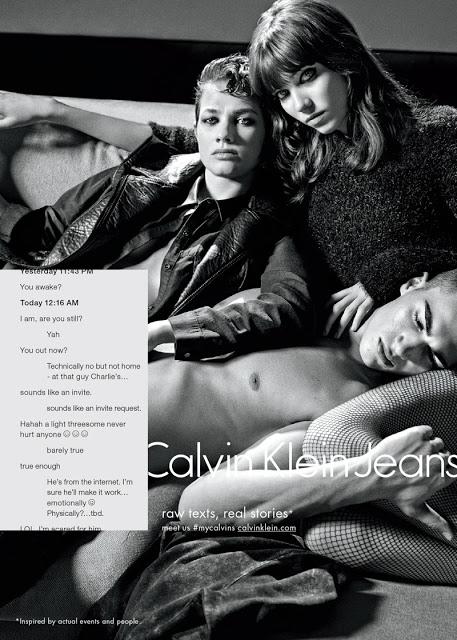 Calvin Klein Jeans se centra en el sexting con su nueva campaña