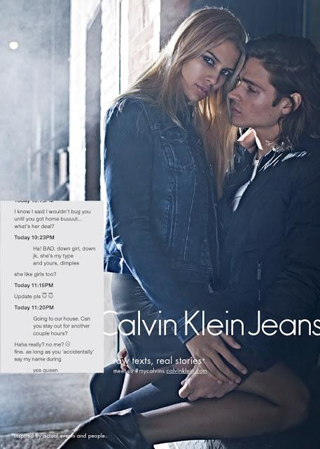 Calvin Klein Jeans se centra en el sexting con su nueva campaña