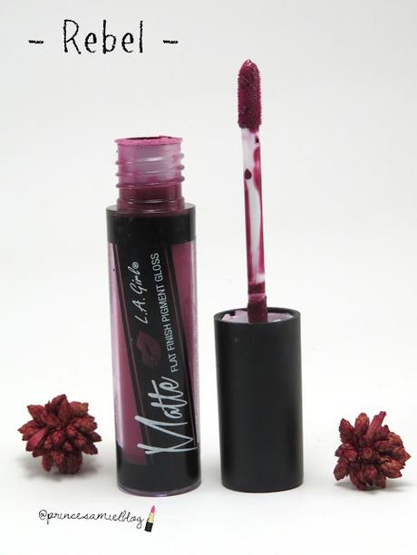 LABIALES MATTE FLAT FINISH PIGMENT GLOSS DE L.A GIRL (Reseña + Swatches)