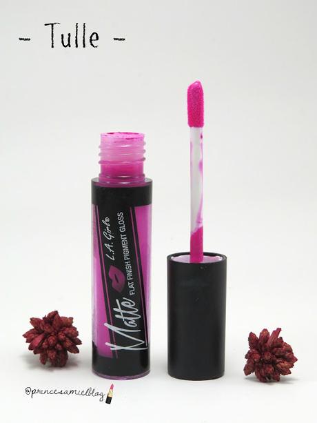 LABIALES MATTE FLAT FINISH PIGMENT GLOSS DE L.A GIRL (Reseña + Swatches)