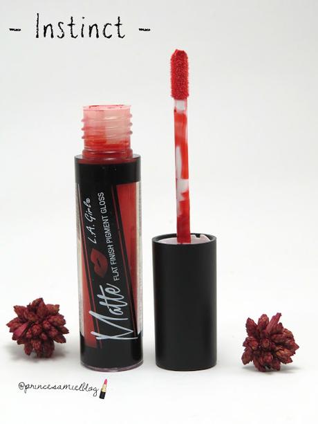 LABIALES MATTE FLAT FINISH PIGMENT GLOSS DE L.A GIRL (Reseña + Swatches)