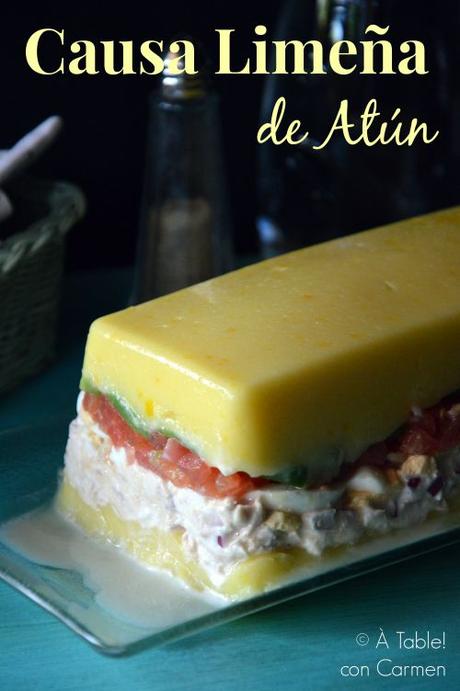 Causa Limeña con Atún