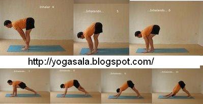 SALUTACIÓN AL SOL PARA PRINCIPIANTES (Con Fotos), una de las entradas más populares de vuestro YogaSala Málaga Blog, más de 11200 visitas.