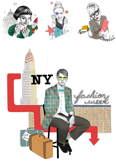 artistas graficos, ilustradores, nicole jarecz