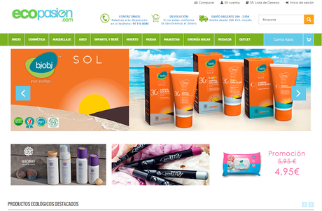 Ecopasion: tienda online productos ecológicos, naturales y saludables