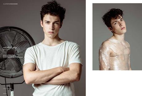 Ivan Bernabé posa para Kristen Wice en nueva editorial de Avenue Illustrated