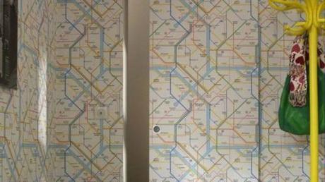 Decoración urbana inspirada en las líneas de metro Decoración urbana inspirada en las líneas de metro