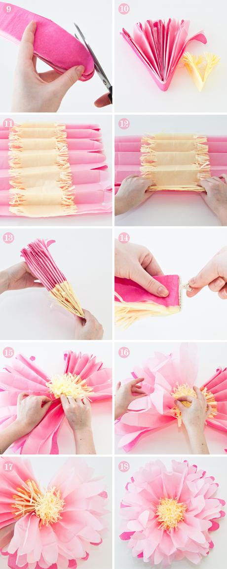 Como hacer flores de papel