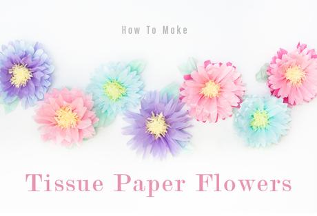 Cómo hacer flores de papel de seda