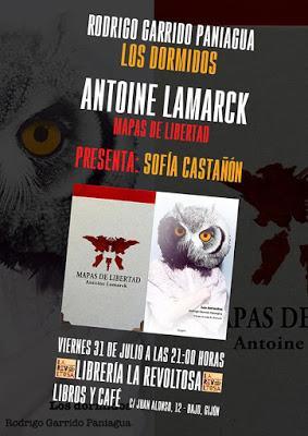 Mañana: Librería La Revoltosa: Rodrigo Garrido Paniagua & Antoine Lamarck: Mañana: Librería La Revoltosa: Rodrigo Garrido Paniagua & Antoine Lamarck: