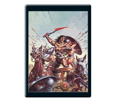 Con tu 5º envío Placa metálica que reproduce  una imagen original del mítico cómic de Conan.  Dimensiones: 28 x 42 cm - See more at: http://www.planetadeagostini.es/cultural/espada-salvaje-conan#sthash.MFBs7beb.dpuf