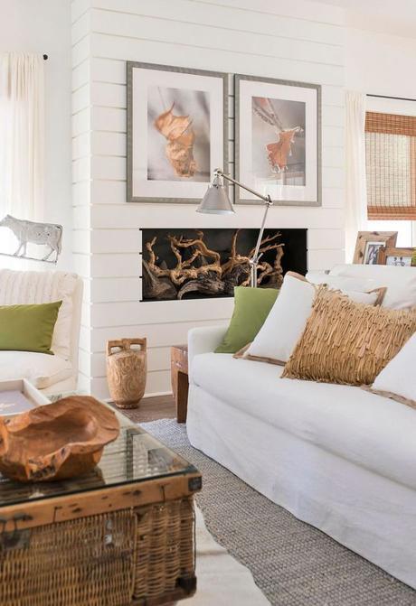 DECO: Bonito piso en blanco y madera